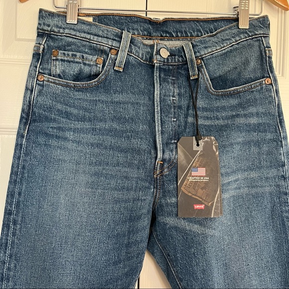 Levi's Women's 501 Button Fly Skinny High Rise Jeans Size 29 x 28 - Picture 4 of 8